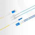 SFPS 1m (3ft) Armored Fiber Patch Cable, 1 Fiber, SC APC Simplex to SC APC Simplex, Single Mode (OS2), Riser (OFCR), 3.0mm, Blue SFPS