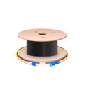 SFPS 150m (492ft) Hybrid Fiber and Power Cable, Indoor, Plenum (OFNP), Single Mode (OS2), 2 Fibers, Tight-Buffered, LC UPC Simplex to SC UPC Simplex, 2 Conductors 17AWG SFPS