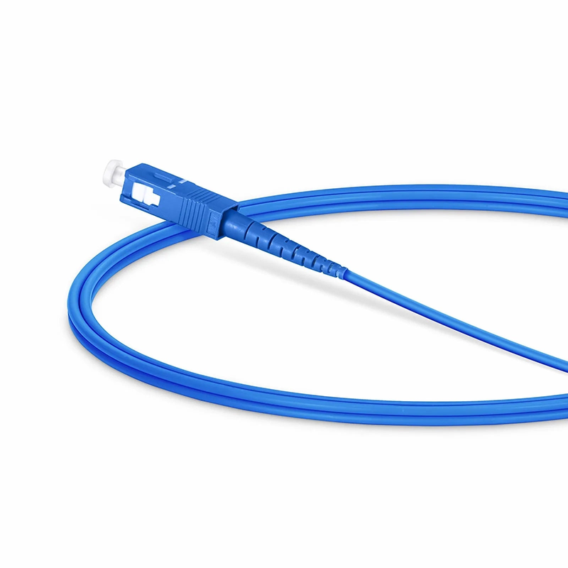 SFPS 1m (3ft) Armored Fiber Patch Cable, 1 Fiber, SC UPC Simplex to SC UPC Simplex, Single Mode (OS2), Riser (OFCR), 3.0mm, Blue SFPS