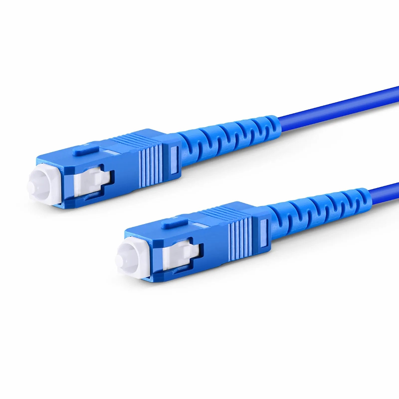 SFPS 1m (3ft) Armored Fiber Patch Cable, 1 Fiber, SC UPC Simplex to SC UPC Simplex, Single Mode (OS2), Riser (OFCR), 3.0mm, Blue SFPS