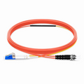 SFPS 2m (7ft) LC to ST OM1 Mode Conditioning Riser (OFNR) Fiber Optic Patch Cable SFPS