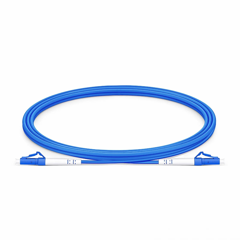 SFPS 2m (7ft) Armored Fiber Patch Cable, 1 Fiber, LC UPC Simplex to LC UPC Simplex, Single Mode (OS2), Riser (OFCR), 3.0mm, Blue SFPS
