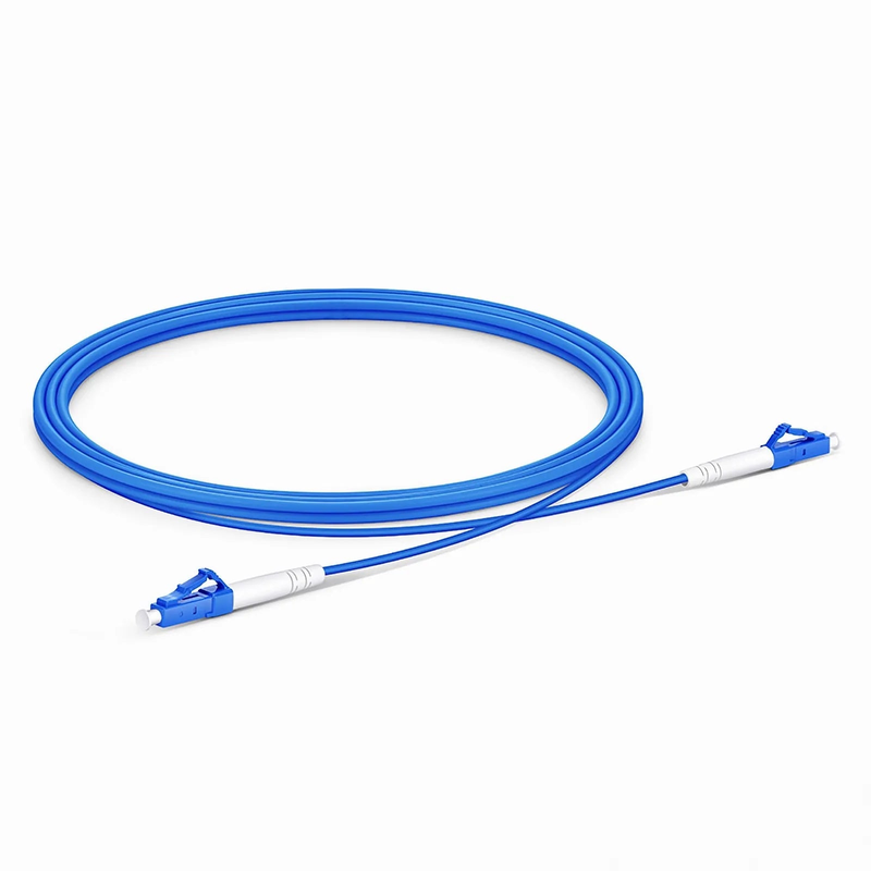 SFPS 2m (7ft) Armored Fiber Patch Cable, 1 Fiber, LC UPC Simplex to LC UPC Simplex, Single Mode (OS2), Riser (OFCR), 3.0mm, Blue SFPS