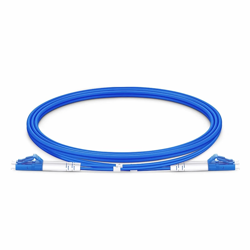 SFPS 1m (3ft) Armored Fiber Patch Cable, 2 Fibers, LC UPC Duplex to LC UPC Duplex, Single Mode (OS2), Riser (OFCR), 3.0mm, Blue SFPS