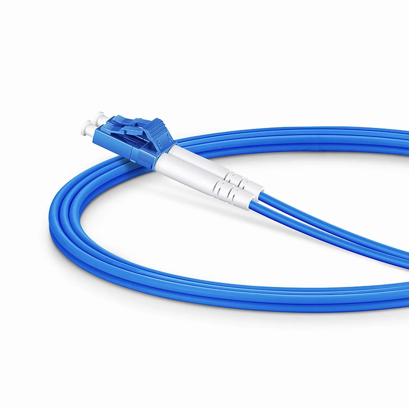 SFPS 1m (3ft) Armored Fiber Patch Cable, 2 Fibers, LC UPC Duplex to SC UPC Duplex, Single Mode (OS2), LSZH, 3.0mm, Blue SFPS