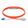 SFPS 1m (3ft) LC to SC OM2 Mode Conditioning Riser (OFNR) Fiber Optic Patch Cable SFPS