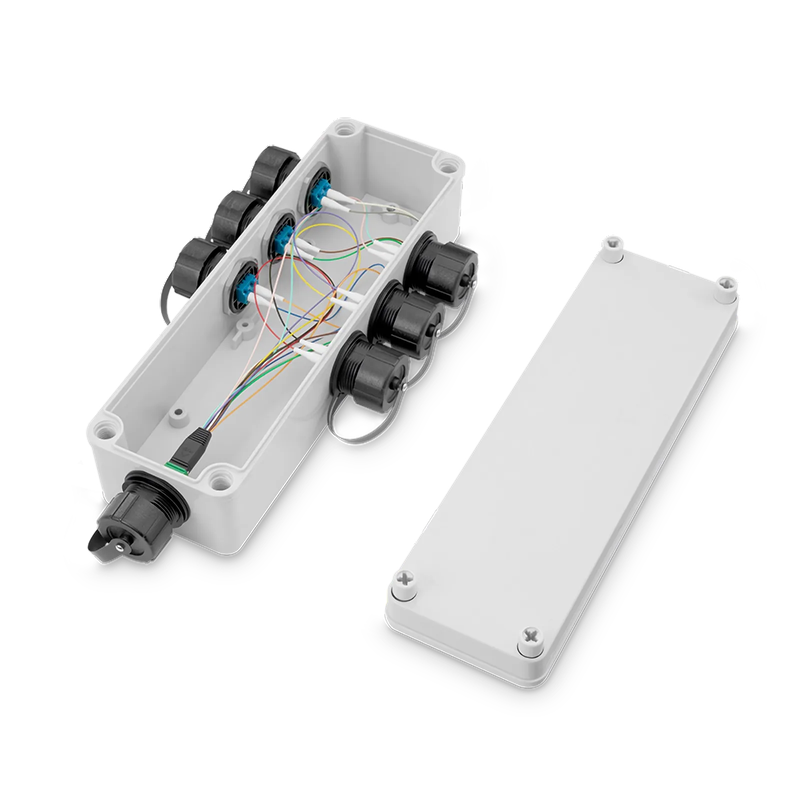 SFPS FTTA Waterproof MTP-12 to 6 x LC Duplex OS2 Fiber Optical Distribution Box SFPS
