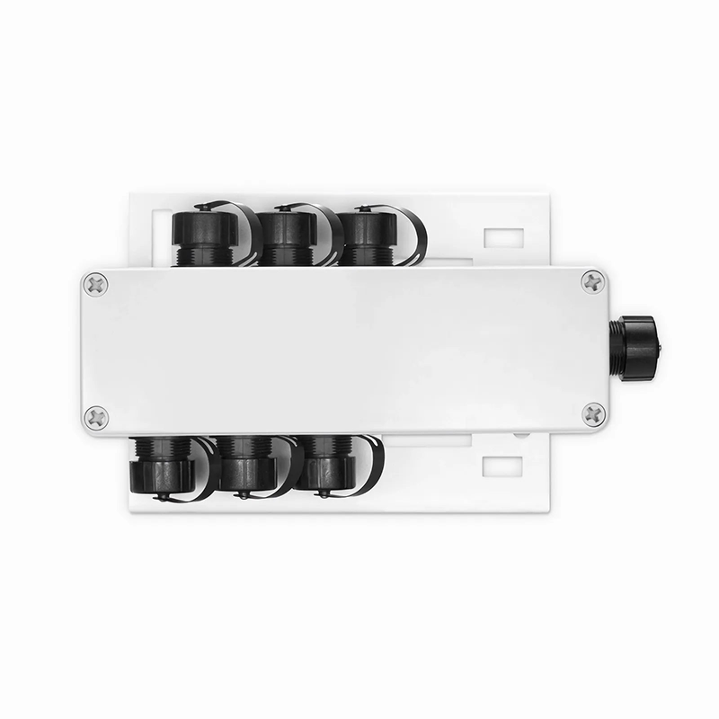 SFPS FTTA Waterproof MTP-12 to 6 x LC Duplex OS2 Fiber Optical Distribution Box with Pole Mounting Brackets SFPS