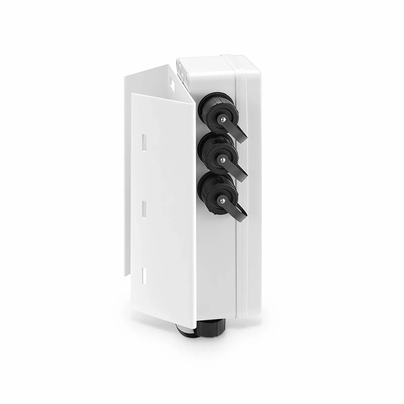 SFPS FTTA Waterproof MTP-12 to 6 x LC Duplex OS2 Fiber Optical Distribution Box with Pole Mounting Brackets SFPS
