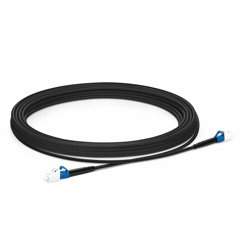 SFPS 5m (16ft) Industrial Armored Fiber Patch Cable, LC UPC to LC UPC, Simplex, 1 Fiber, Single Mode (OS2), TPU SFPS