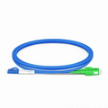 SFPS 1m (3ft) Armored Fiber Patch Cable, 2 Fibers, LC UPC Duplex to SC APC Duplex, Single Mode (OS2), LSZH, 3.0mm, Blue SFPS