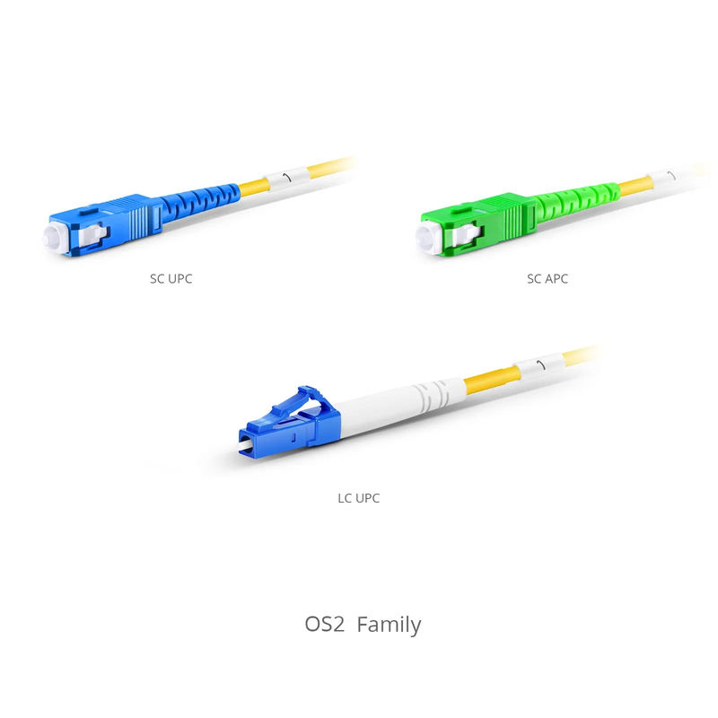 SFPS 150m (492ft) Hybrid Fiber and Power Cable, Indoor, Plenum (OFNP), Single Mode (OS2), 2 Fibers, Tight-Buffered, LC UPC Simplex to LC UPC Simplex, 2 Conductors 12AWG SFPS
