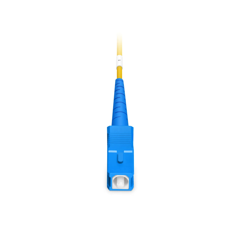 SFPS 150m (492ft) Hybrid Fiber and Power Cable, Indoor, Plenum (OFNP), Single Mode (OS2), 2 Fibers, Tight-Buffered, LC UPC Simplex to SC UPC Simplex, 2 Conductors 12AWG SFPS