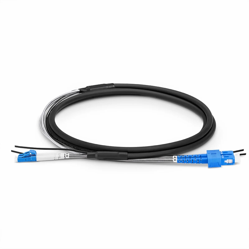 SFPS 30m (98ft) LC UPC to SC UPC Duplex OS2 Single Mode 7.0mm LSZH FTTA Outdoor Fiber Patch Cable for Base Station SFPS