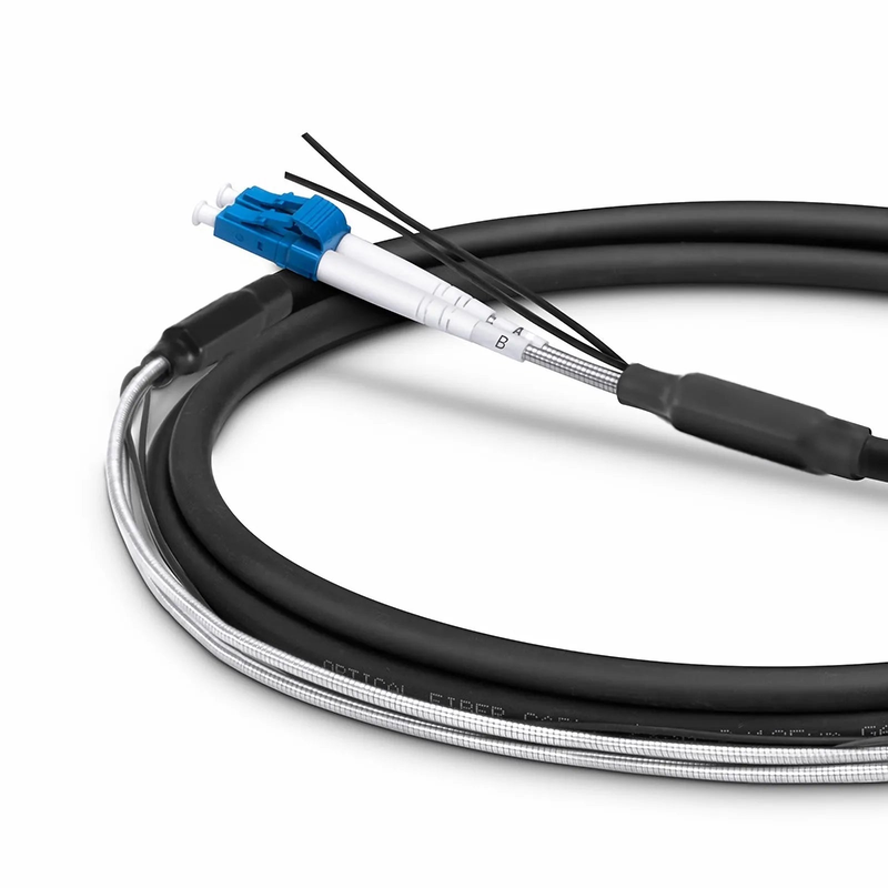 SFPS 30m (98ft) LC UPC to SC UPC Duplex OS2 Single Mode 7.0mm LSZH FTTA Outdoor Fiber Patch Cable for Base Station SFPS