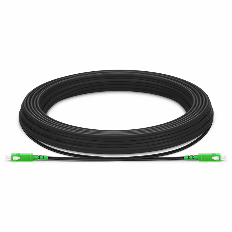 SFPS 10m (33ft) Industrial Armored Fiber Patch Cable, SC APC to SC APC, Simplex, 1 Fiber, Single Mode (OS2), TPU SFPS