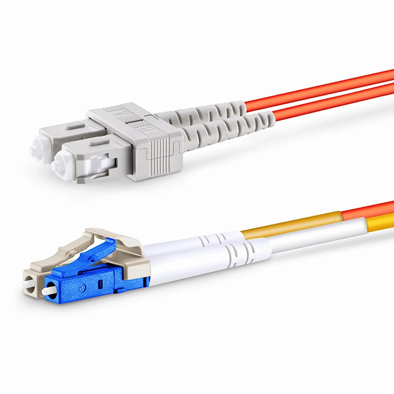 SFPS 2m (7ft) LC to SC OM1 Mode Conditioning Riser (OFNR) Fiber Optic Patch Cable SFPS