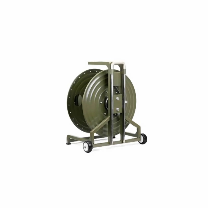 SFPS 100-1500m, Metal Portable Field Deployable Industrial Fiber Optic Cable Reel SFPS