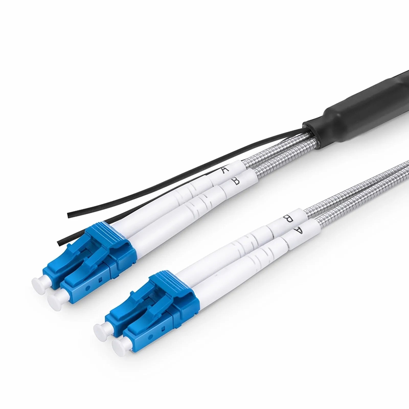 SFPS 30m (98ft) LC UPC to LC UPC Duplex OS2 Single Mode 7.0mm LSZH FTTA Outdoor Fiber Patch Cable for Base Station