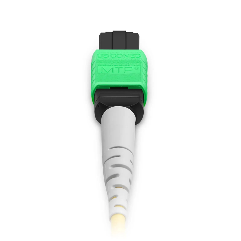 SFPS NVIDIA/Mellanox MFP7E40-N002 Compatible 2m (7ft) MTP® Breakout Cable, MTP®-12 APC (Female) to 2 x MTP®-4 APC (Female), 8 Fibers, Single Mode (OS2), Plenum (OFNP), 0.35dB Max, Type B, Yellow SFPS