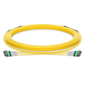 SFPS 30m (98ft) MTP® Trunk Cable, MTP®-8 APC (Female) to MTP®-8 APC (Female), 32 Fibers, Single Mode (OS2), Plenum (OFNP), 0.35dB Max, Type B, Double Jacket, Yellow SFPS