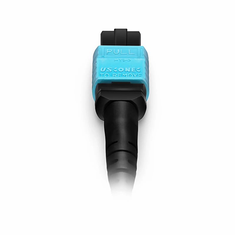 SFPS 10m (33ft) MTP® Jumper, MTP®-12 UPC (Female) to MTP®-12 UPC (Female), 12 Fibers, Multimode (OM3), Plenum (OFNP), 0.35dB Max, Type A, Aqua SFPS