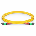SFPS 5m (16ft) MTP® Jumper, MTP®-24 APC (Female) to MTP®-24 APC (Female), 24 Fibers, Single Mode (OS2), Plenum (OFNP), 0.35dB Max, Type A, Yellow SFPS