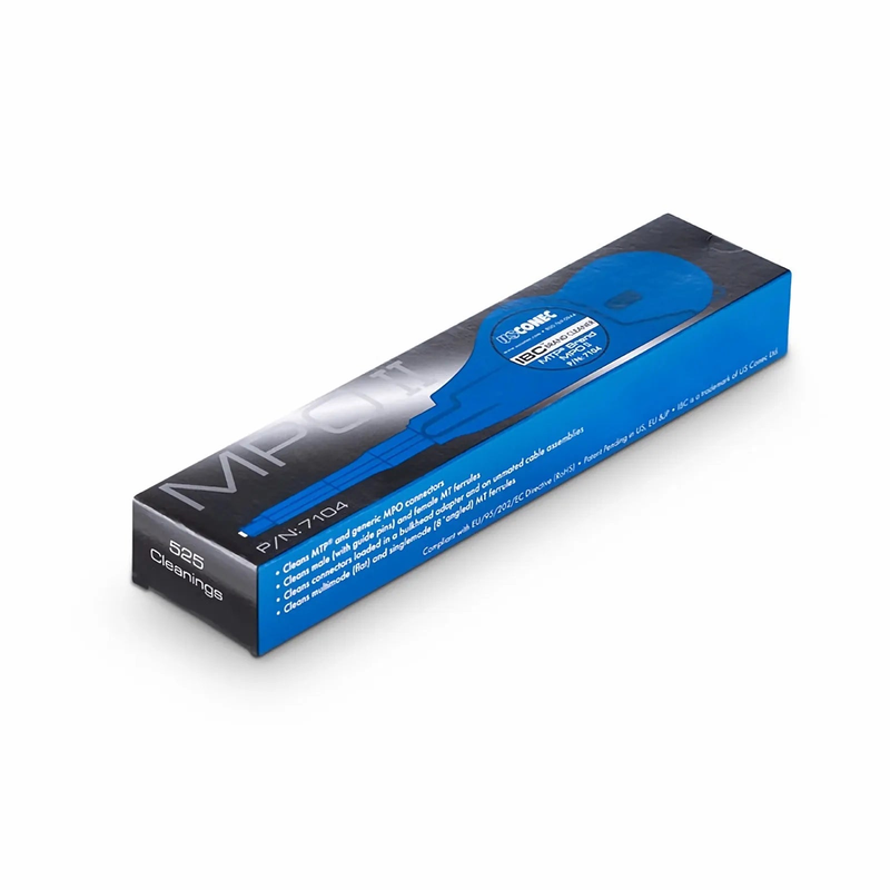 SFPS US Conec IBCA Brand Cleaner MPO II, for 8/12/24 Fibers MPO Connectors (525+ Times) SFPS