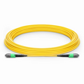 SFPS 10m (33ft) MTP® PRO Jumper, MTP® PRO-12 APC (Male) to MTP® PRO-12 APC (Male), 12 Fibers, Single Mode (OS2), Plenum (OFNP), 0.35dB Max, Type B, Yellow SFPS