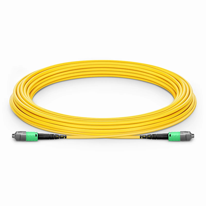 SFPS 10m (33ft) MTP® PRO Jumper, MTP® PRO-12 APC (Male) to MTP® PRO-12 APC (Male), 12 Fibers, Single Mode (OS2), Plenum (OFNP), 0.35dB Max, Type B, Yellow SFPS