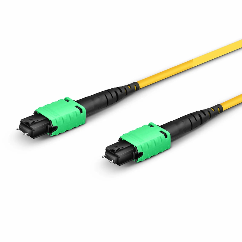 SFPS 10m (33ft) MTP® PRO Jumper, MTP® PRO-12 APC (Male) to MTP® PRO-12 APC (Male), 12 Fibers, Single Mode (OS2), Plenum (OFNP), 0.35dB Max, Type B, Yellow SFPS