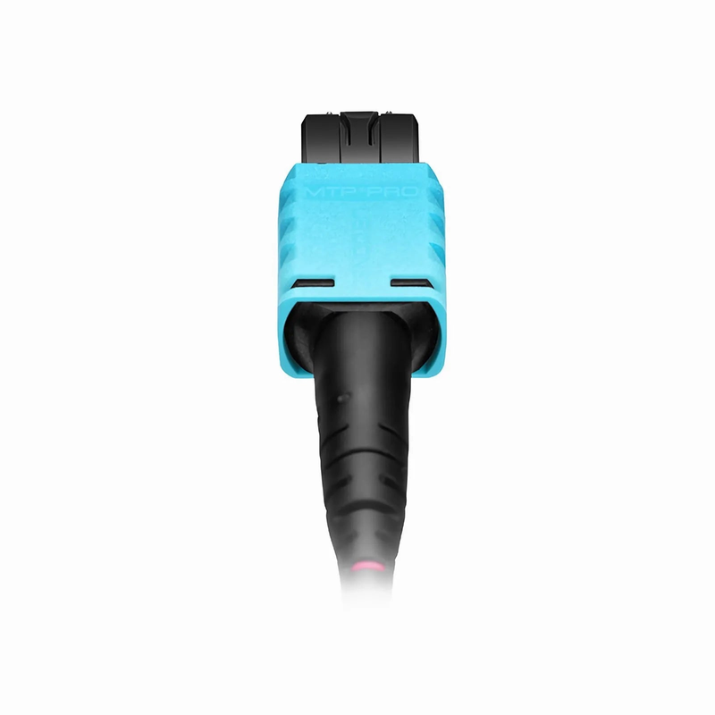 SFPS 2m (7ft) MTP® PRO Jumper, MTP® PRO-12 UPC (Male) to MTP® PRO-12 UPC (Male), 12 Fibers, Multimode (OM4), Plenum (OFNP), 0.35dB Max, Type B, Magenta SFPS