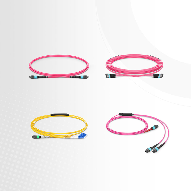 SFPS 40m (131ft) MTP® Jumper, MTP®-12 APC (Female) to MTP®-12 APC (Female), 12 Fibers, Single Mode (OS2), Plenum (OFNP), 0.35dB Max, Type A, Yellow SFPS