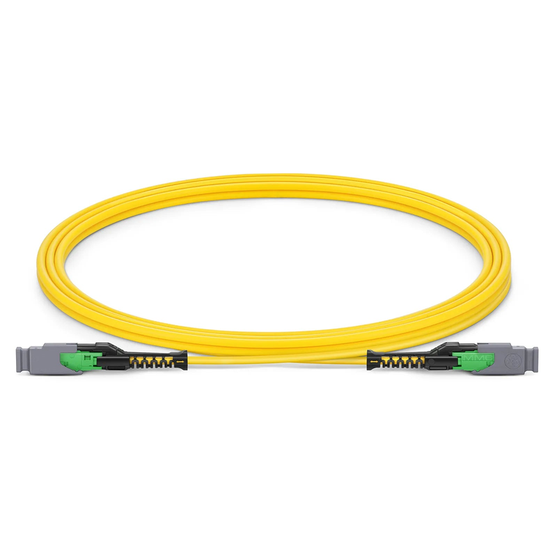SFPS 2m (7ft) MMC Jumper, MMC-16 APC (Female) to MMC-16 APC (Female), 16 Fibers, Single Mode (OS2), Plenum (OFNP), 0.35dB Max, Jumper Polarity, Yellow SFPS