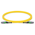 SFPS 2m (7ft) MMC Jumper, MMC-16 APC (Female) to MMC-16 APC (Female), 16 Fibers, Single Mode (OS2), Plenum (OFNP), 0.35dB Max, Jumper Polarity, Yellow SFPS