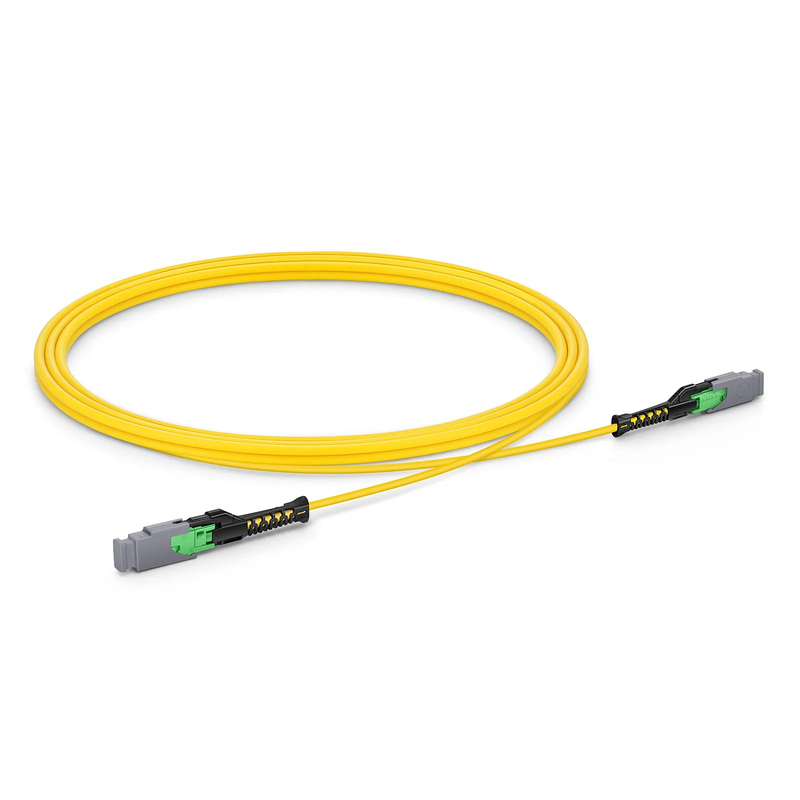SFPS 2m (7ft) MMC Jumper, MMC-16 APC (Female) to MMC-16 APC (Female), 16 Fibers, Single Mode (OS2), Plenum (OFNP), 0.35dB Max, Jumper Polarity, Yellow SFPS