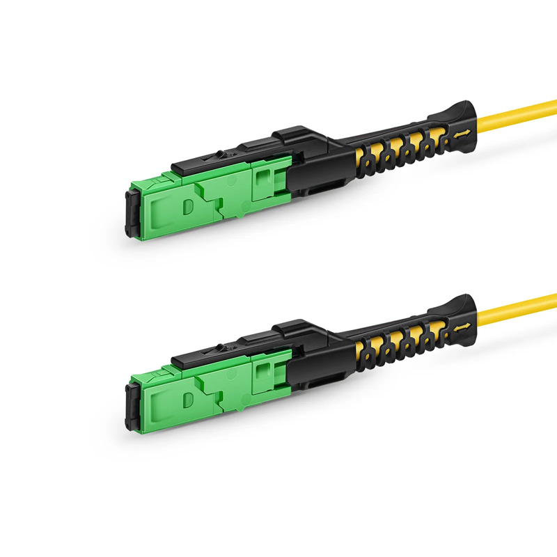 SFPS 2m (7ft) MMC Jumper, MMC-16 APC (Female) to MMC-16 APC (Female), 16 Fibers, Single Mode (OS2), Plenum (OFNP), 0.35dB Max, Jumper Polarity, Yellow SFPS