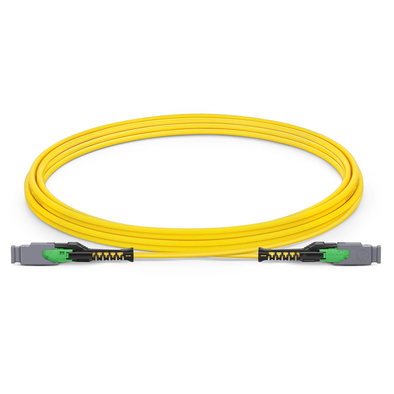 SFPS 3m (10ft) MMC Jumper, MMC-16 APC (Female) to MMC-16 APC (Female), 16 Fibers, Single Mode (OS2), Plenum (OFNP), 0.35dB Max, Jumper Polarity, Yellow SFPS
