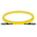 SFPS 3m (10ft) MMC Jumper, MMC-16 APC (Female) to MMC-16 APC (Female), 16 Fibers, Single Mode (OS2), Plenum (OFNP), 0.35dB Max, Jumper Polarity, Yellow SFPS