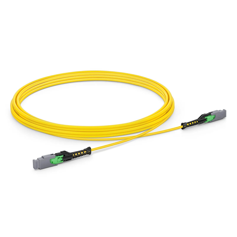 SFPS 3m (10ft) MMC Jumper, MMC-16 APC (Female) to MMC-16 APC (Female), 16 Fibers, Single Mode (OS2), Plenum (OFNP), 0.35dB Max, Jumper Polarity, Yellow SFPS