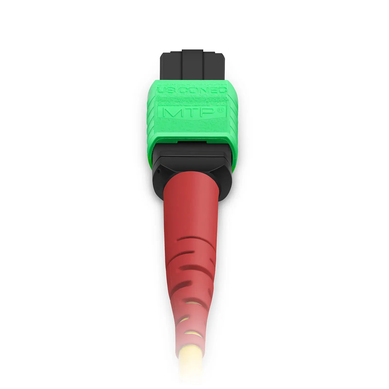 SFPS 3m (10ft) MTP® Breakout Cable, MTP®-24 APC (Female) to 2 x MTP®-12 APC (Female), 24 Fibers, Single Mode (OS2), Plenum (OFNP), 0.35dB Max, Type A, Yellow SFPS