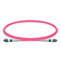 SFPS 1m (3ft) MTP® Jumper, MTP®-8 UPC (Female) to MTP®-8 UPC (Female), 8 Fibers, Multimode (OM4), Plenum (OFNP), 0.35dB Max, Type B, Magenta SFPS