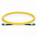 SFPS 2m (7ft) MTP® Jumper, MTP®-16 APC (Female) to MTP®-16 APC (Female), 16 Fibers, Single Mode (OS2), Plenum (OFNP), 0.35dB Max, Crossover, Yellow SFPS
