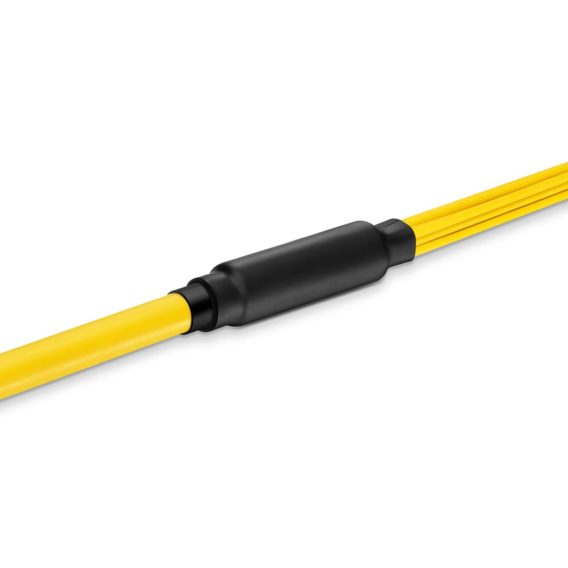 SFPS 30m (98ft) MTP® Pigtail Trunk Cable, MTP-12A® APC (Male) to Unterminated, 144 Fibers, Single Mode (OS2), LSZH, 0.35dB Max, Double Jacket, Yellow SFPS
