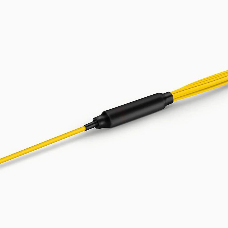 SFPS 3m (10ft) MTP® Harness, MTP®-8 APC (Female) to 4 MDC UPC Duplex, 8 Fibers, Single Mode (OS2), Plenum (OFNP), 0.35dB Max, Type B, Yellow SFPS