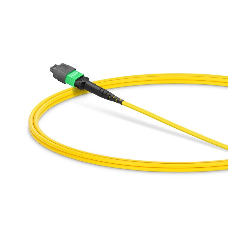 SFPS 1m (3ft) MMC Jumper, MMC-16 APC (Female) to MTP®-16 APC (Female), 16 Fibers, Single Mode (OS2), Plenum (OFNP), 0.35dB Max, Jumper Polarity, Yellow SFPS