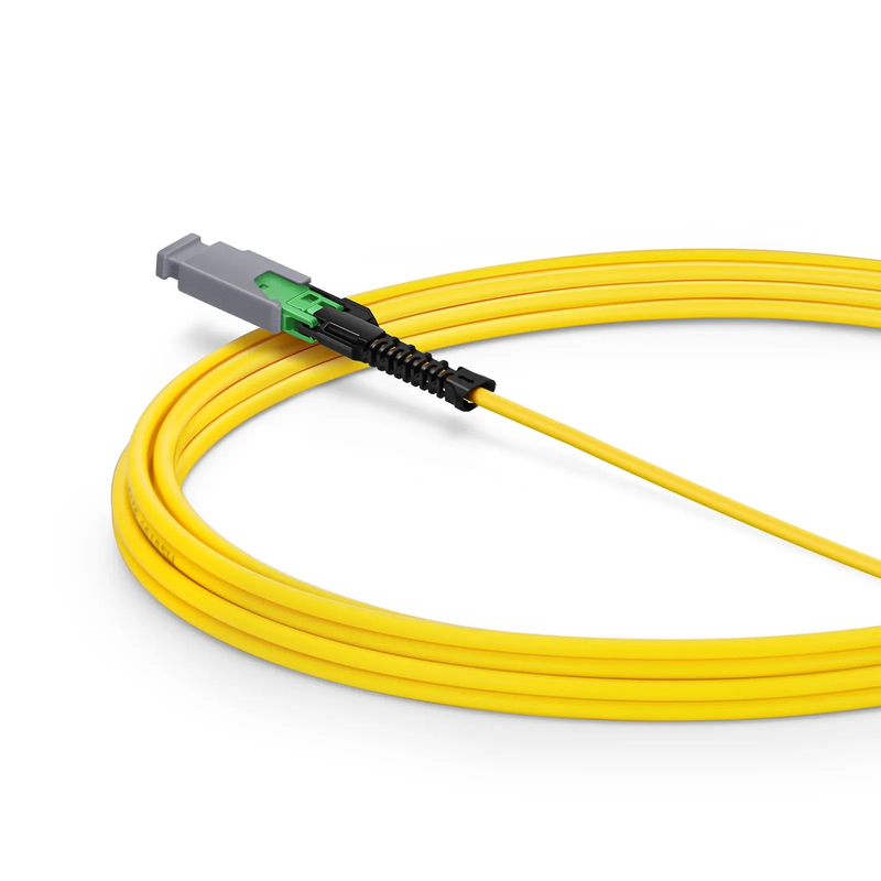 SFPS 3m (10ft) MMC Jumper, MMC-16 APC (Female) to MTP®-16 APC (Female), 16 Fibers, Single Mode (OS2), Plenum (OFNP), 0.35dB Max, Jumper Polarity, Yellow SFPS