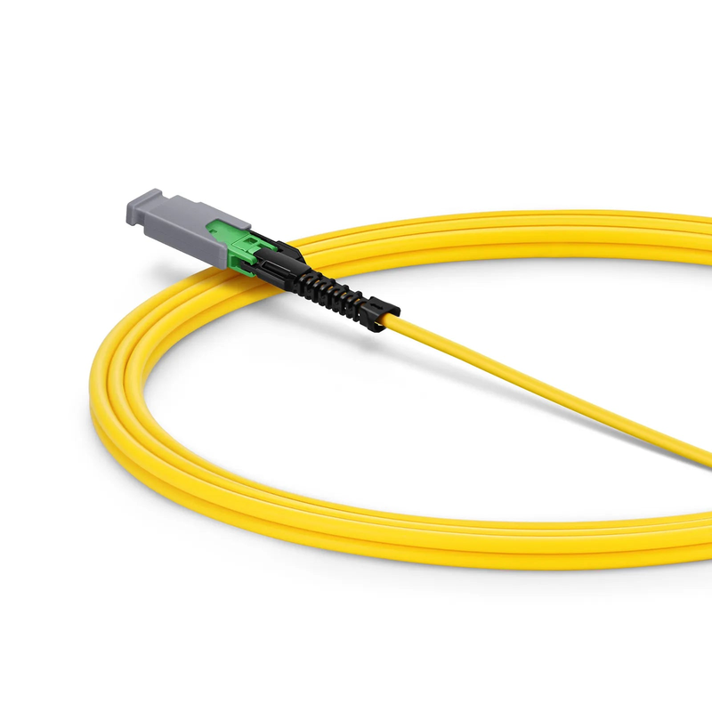 SFPS 2m (7ft) MMC Jumper, MMC-16 APC (Female) to MTP®-16 APC (Female), 16 Fibers, Single Mode (OS2), Plenum (OFNP), 0.35dB Max, Jumper Polarity, Yellow SFPS