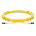SFPS 30m (98ft) MTP® Trunk Cable, MTP®-8 APC (Male) to MTP®-8 APC (Male), 16 Fibers, Single Mode (OS2), Plenum (OFNP), 0.35dB Max, Type B, Double Jacket, Yellow SFPS