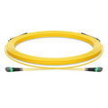 SFPS 30m (98ft) MTP® Trunk Cable, MTP®-12 APC (Male) to MTP®-12 APC (Male), 24 Fibers, Single Mode (OS2), Plenum (OFNP), 0.35dB Max, Type B, Double Jacket, Yellow SFPS
